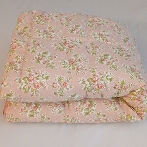 Laura Ashley Puffy Floral Throw
